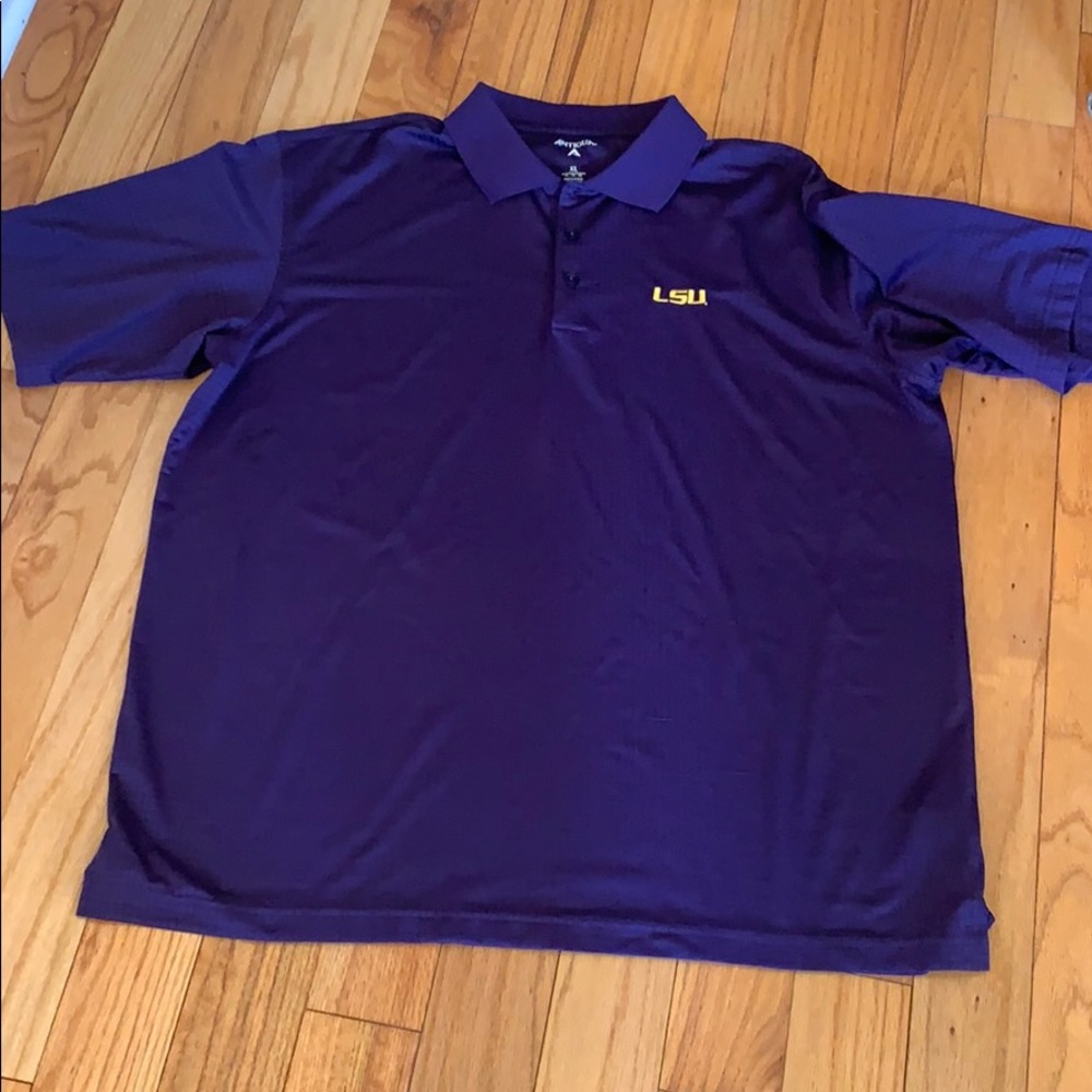 LSU polo style shirt